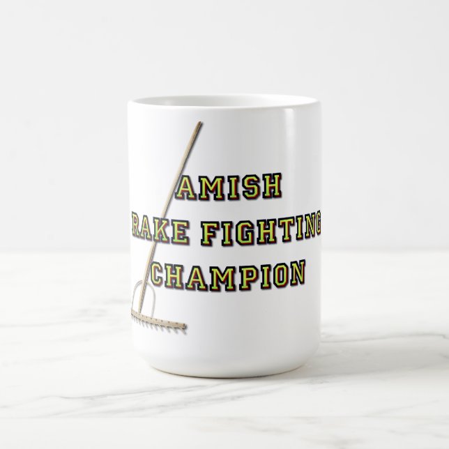 Amische Rührstangen-kämpfender Meister Kaffeetasse (Mittel)
