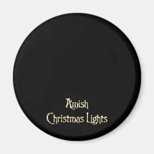 Amische Weihnachtslichter Magnet