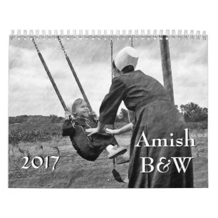 Amish B&W Kalender
