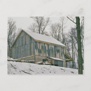 Amish Barn-Postcard Postkarte