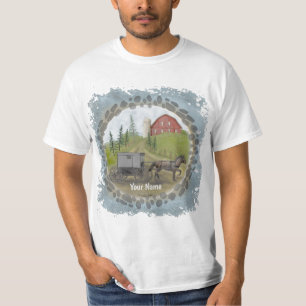 Amish Buggy Besuch T - Shirt
