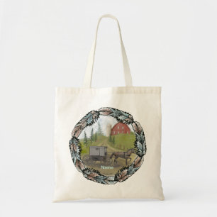 Amish-Buggy-Besuch-Tasche Tragetasche