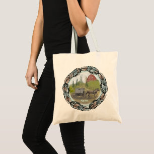 Amish Buggy Besuchen individuelle Name Tasche