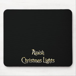 Amish Christmas Lights Mousepad