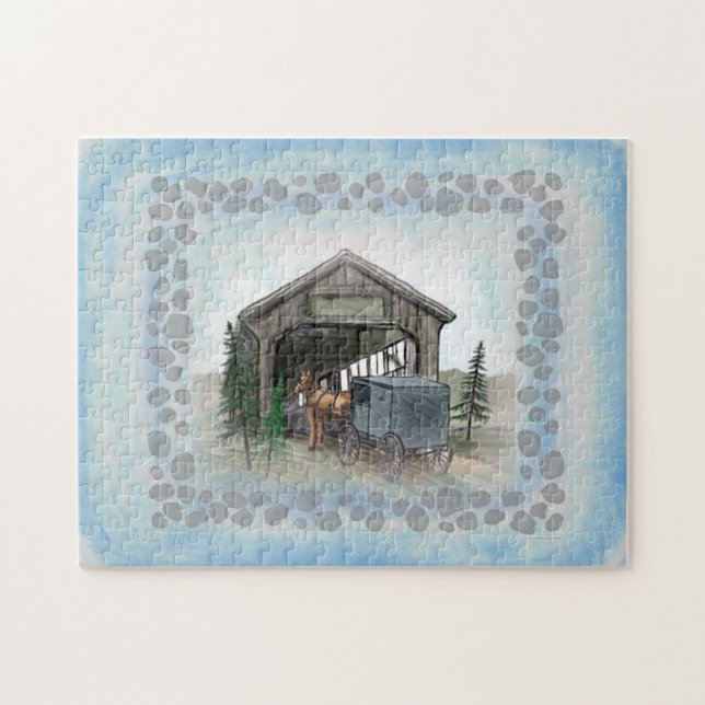 Amish Covered Bridge (Horizontal)