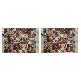 Amish Crazy Quilt von Lydia Beachy Kissenbezug