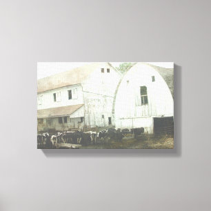 Amish Dairy Black and White Leinwanddruck