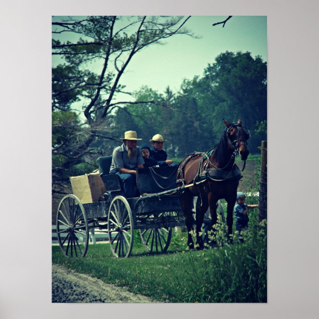 Amish Family Poster (Vorne)