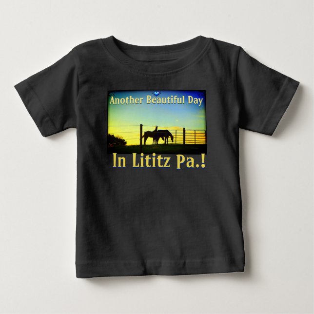 Amish Farms Lititz Pa Besuchen Sie Lititz! Kleinki Baby T-shirt (Vorderseite)