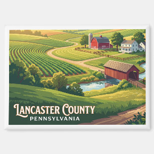 Amish Farmstead Lancaster Magnet