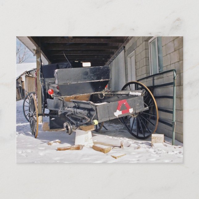 Amish Flat-Postcard Postkarte (Vorderseite)