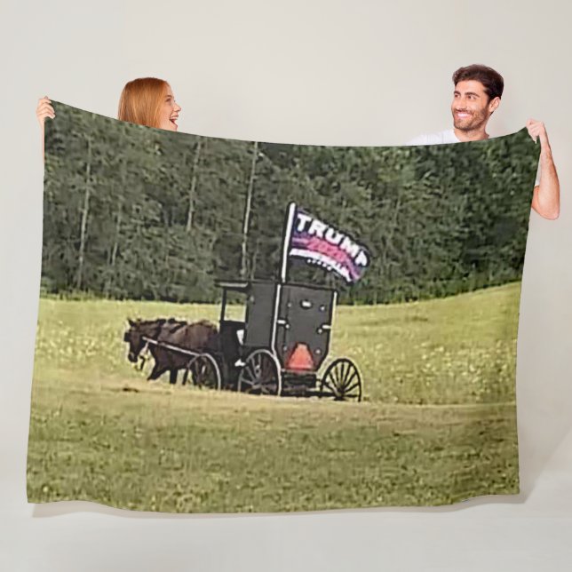 AMISH FÜR TRUMP FLEECEDECKE (Beispiel)