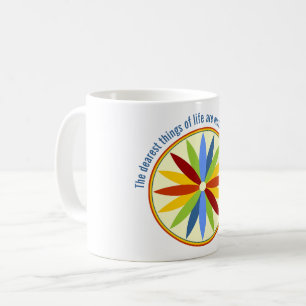 Amish - Hex-Symbol Sechzehnstrahlige Rosette 1 Kaffeetasse