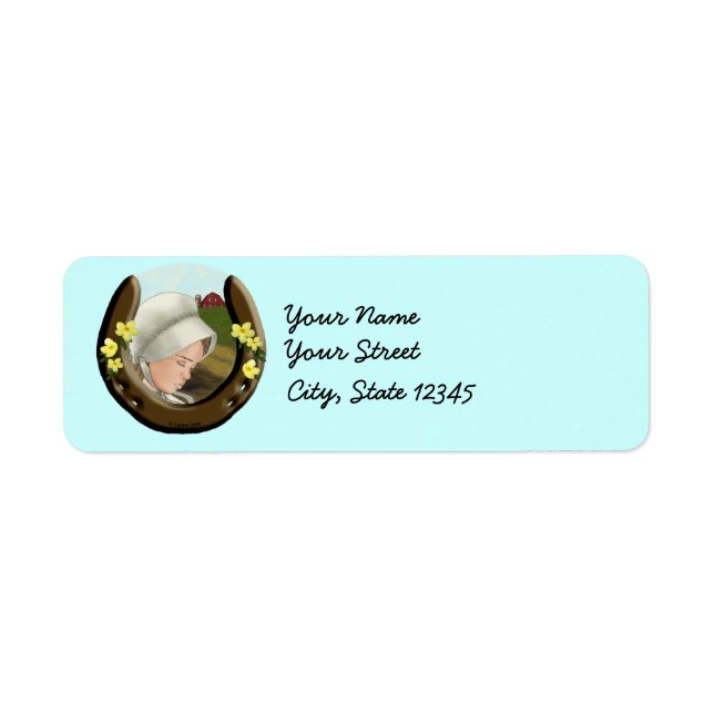 Amish Horseshoe Girl labels (Vorne)