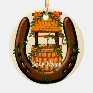 Amish Horseshoe wünscht gute Ornamente