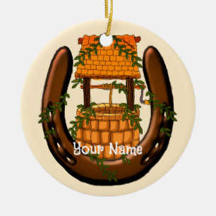 Amish Horseshoe wünscht gute Ornamente