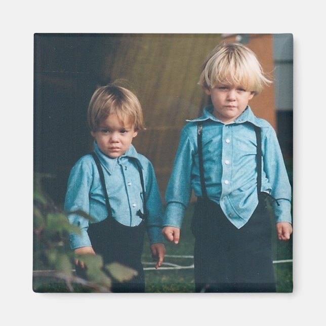 Amish Kids Lancaster County PA Magnet (Devant)