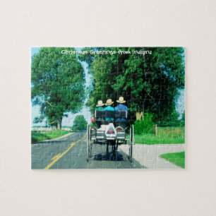 Amish Kutsche Indiana. Puzzle