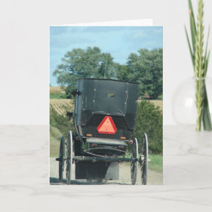Amish-Kutsche Karte