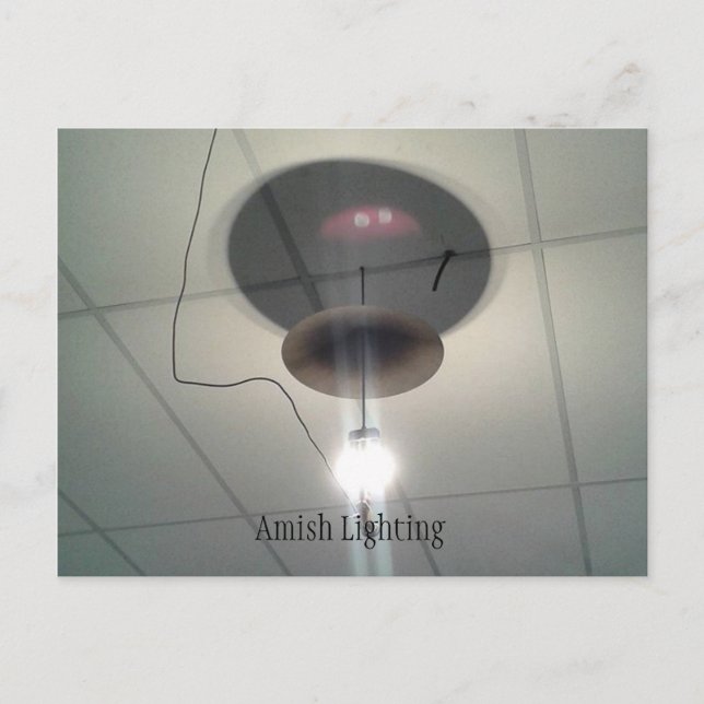 Amish Lighting Postkarte (Vorderseite)