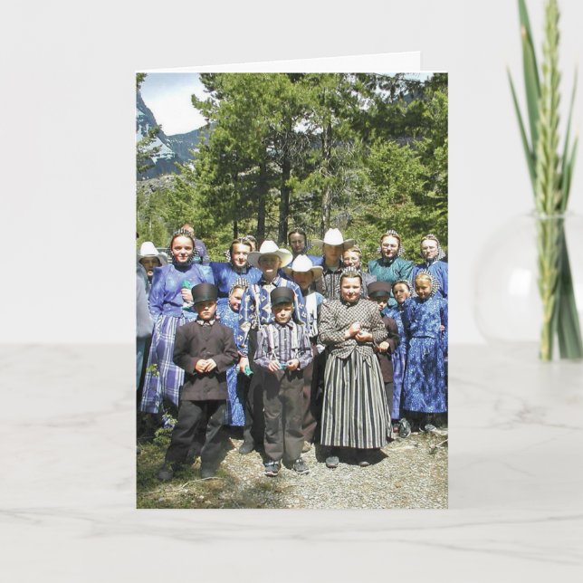 AMISH lustige BIRTHDAY GREETING CARD Karte (Vorderseite)