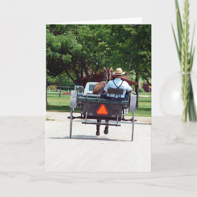 Amish Travel Karte (Vorderseite)