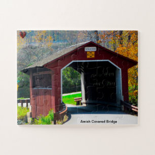 Amish überdachte Brücke