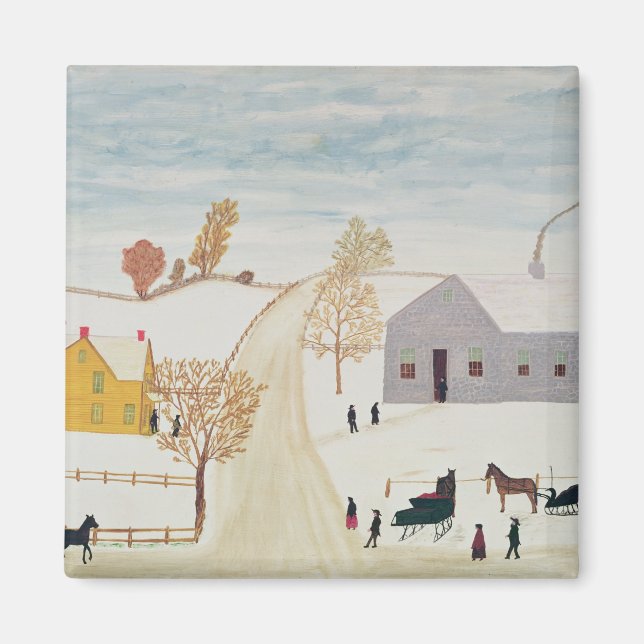 Amish Village Magnet (Vorne)