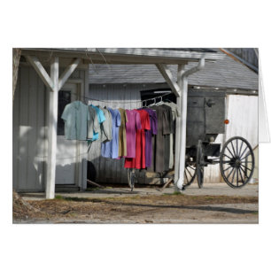 Amish Winter Wäsche