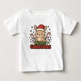 AMITA | Cute Bunny Merry Christmas Baby T-shirt
