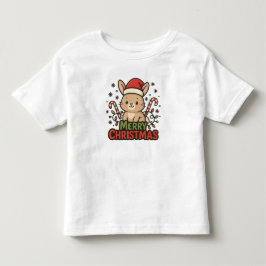 AMITA | Cute Bunny Merry Christmas Kleinkind T-shirt