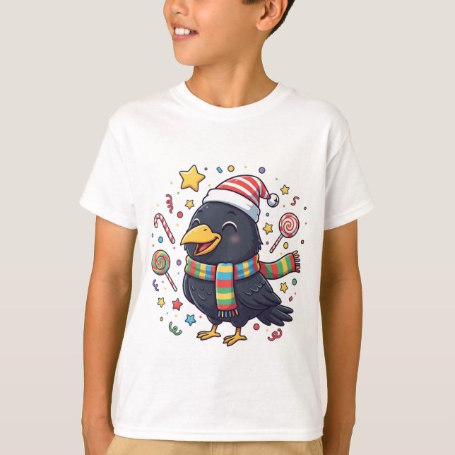 AMITA | Happy Crow - Candy Fun T-Shirt (Vorderseite)