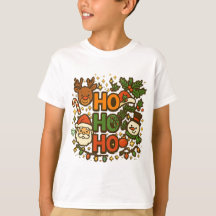 AMITA | HO HO HO Holiday-Crew-Neck-Shirt