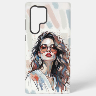 AMITA Soft Pastel Art Frauentelefonhüllen Samsung Galaxy Hülle