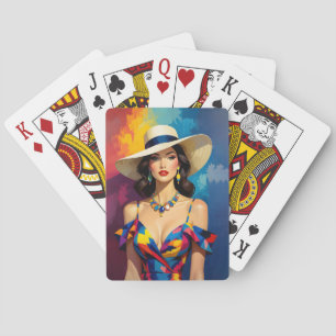 AMITA   Unendlicher Sommer-Muse   Abstrakte Elegan Spielkarten