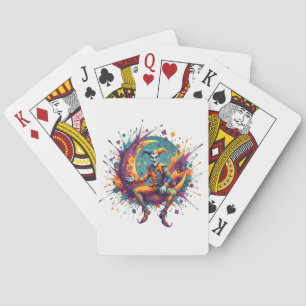 AMITA   Unendliches Spiel   Joker auf dem Mond Spielkarten