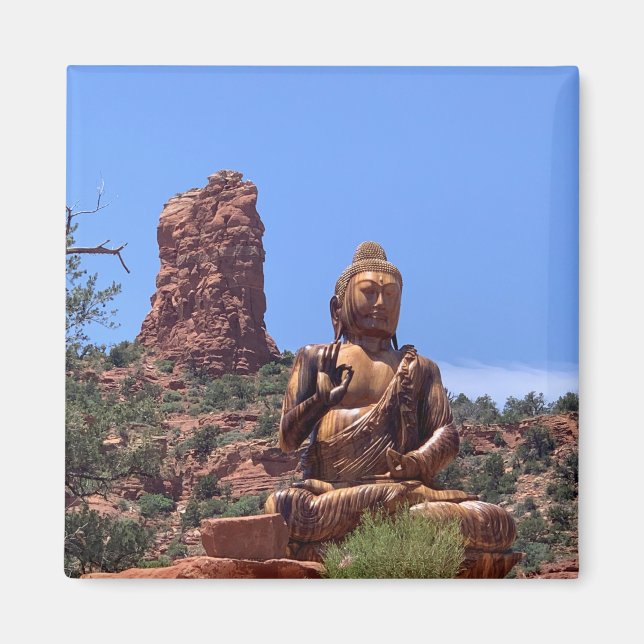 Amitabha Stupa et Peace Park Sedona Photo Magnet (Devant)