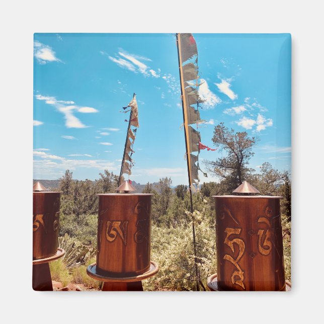 Amitabha Stupa et Peace Park Sedona Photo Magnet (Devant)