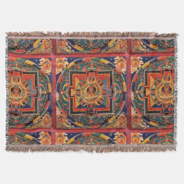 Amitayus Mandala Thangka Decke (Vorderseite)