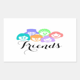 Amitié "Amis", Jolies Stickers