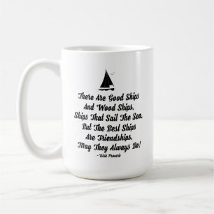 Amitié citation voiliers Cadeaux irlandais bff Mug