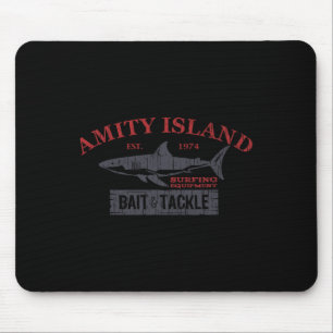 Amity Island It and Tackle Retro Fishing Mousepad