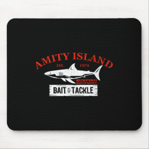 Amity Island Köder Und Angelzubehör Retro Angeln Mousepad