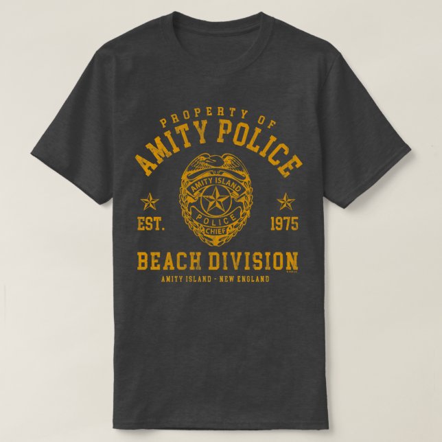 Amity Island Police Beach Division T-Shirt (Design vorne)
