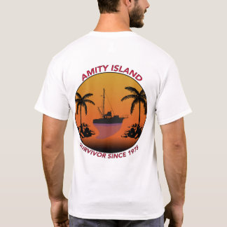 AMITY ISLAND Survivor seit 1975 T - Shirt