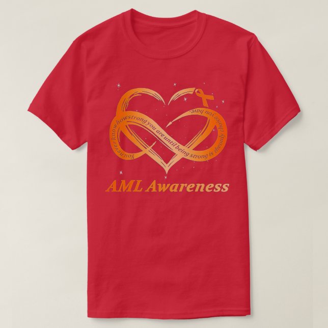 AML Warrior I'm Fine Acute Myeloid Leukemia Awaren T-Shirt (Design vorne)