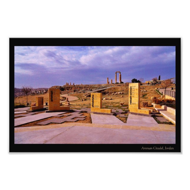 Amman Citadel Fotodruck (Vorne)