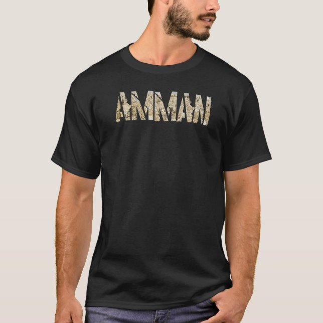 Amman City Jordan Souvenir für Männer - Frauen 1 T-Shirt (Vorderseite)