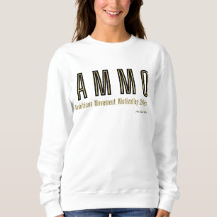 Ammo Apparel USA Acronyme de Sweatshirt femme