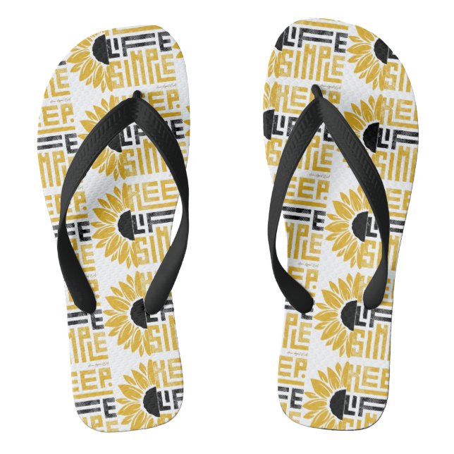 Ammo Apparel USA Behalt Life Simple Unisex Flip Flops (Fußbett)